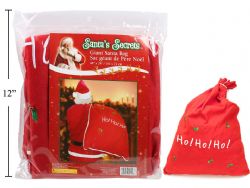POCHE DU PÈRE NOEL GÉANTE